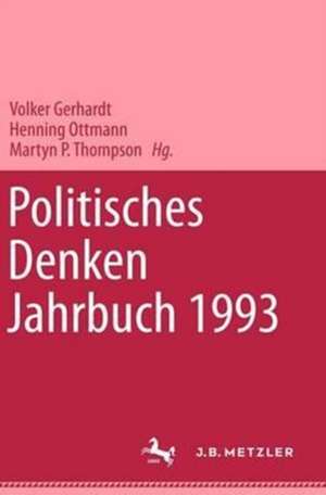 Politisches Denken. Jahrbuch 1993 de Karl Graf Ballestrem