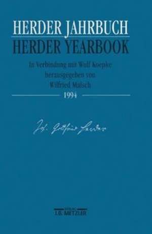 Herder Jahrbuch / Herder Yearbook 1994 de Wulf Koepke