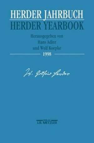 Herder Jahrbuch / Herder Yearbook 1998 de Hans Adler