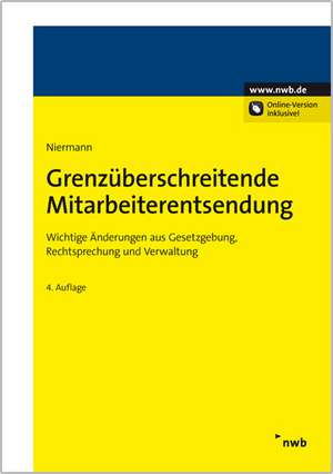 Grenzüberschreitende Mitarbeiterentsendung de Walter Niermann