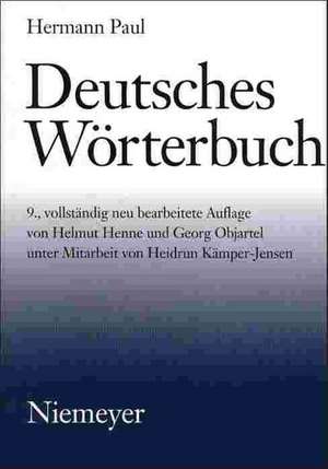 Deutsches Wörterbuch de Hermann Paul