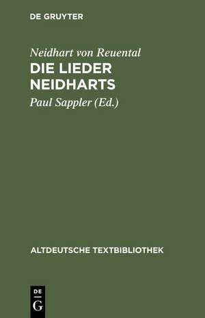 Die Lieder Neidharts de Neidhart von Reuental