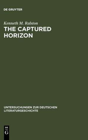 The Captured Horizon: Heidegger and the "Nachtwachen von Bonaventura" de Kenneth M. Ralston