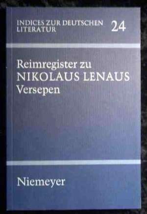 Reimregister zu Nikolaus Lenaus Versepen de Heinrich P. Delfosse