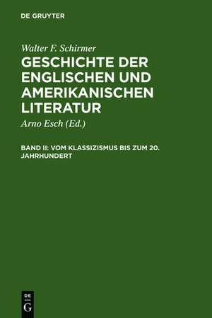 Vom Klassizismus bis zum 20. Jahrhundert de Walter F. Schirmer