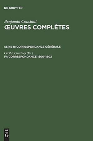 Correspondance 1800-1802 de Dennis Wood