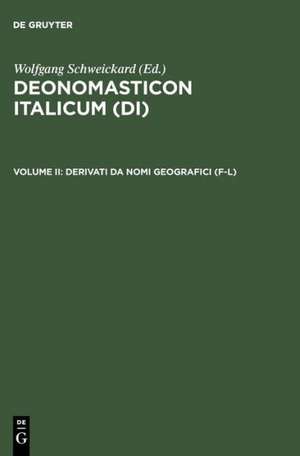 Derivati da nomi geografici (F-L) de Wolfgang Schweickard