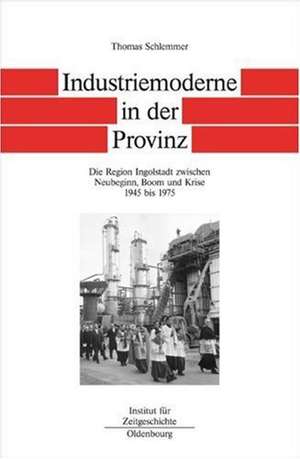 Industriemoderne in der Provinz: Die Region Ingolstadt zwischen Neubeginn, Boom und Krise 1945 bis 1975 de Thomas Schlemmer