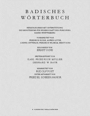 Badisches Wörterbuch, BAND IV, Lieferung 72/73: Schälets - Scheuer de Tobias Streck