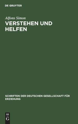 Verstehen und Helfen de Alfons Simon