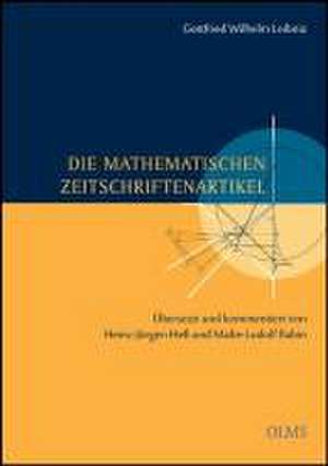 Die mathematischen Zeitschriftenartikel de Gottfried Wilhelm Leibniz