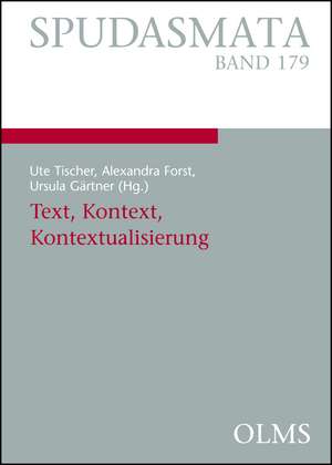 Text, Kontext, Kontextualisierung de Ute Tischer