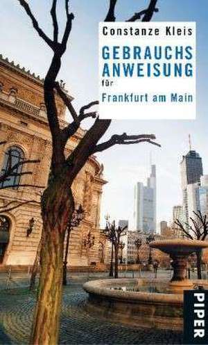 Gebrauchsanweisung für Frankfurt am Main de Constanze Kleis