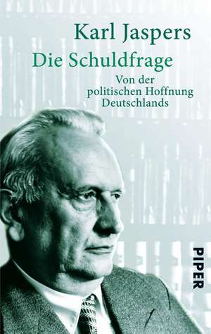 Die Schuldfrage de Karl Jaspers