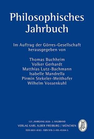 Philosophisches Jahrbuch de Thomas Buchheim