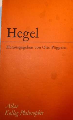 Hegel de Georg Wilhelm Friedrich Hegel