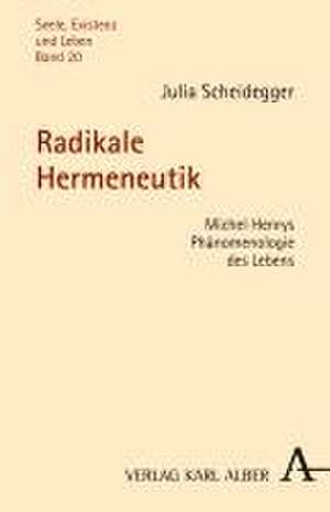 Radikale Hermeneutik de Julia Scheidegger