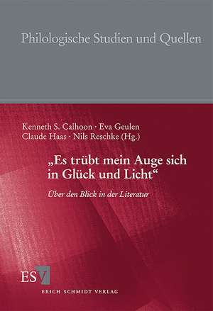 "Es trübt mein Auge sich in Glück und Licht" de Claude Haas