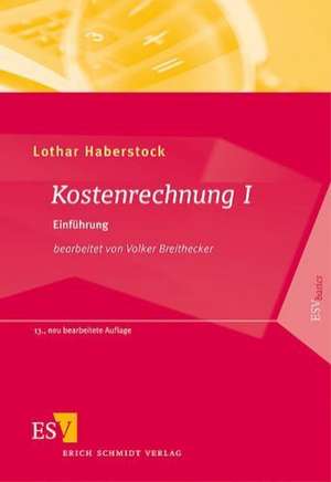 Kostenrechnung 1 de Lothar Haberstock