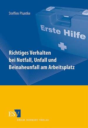 Richtiges Verhalten bei Notfall, Unfall und Beinaheunfall am Arbeitsplatz de Steffen Pluntke