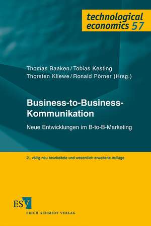 Business-to-Business-Kommunikation de Thomas Baaken