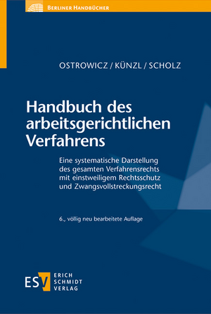 Handbuch des arbeitsgerichtlichen Verfahrens de Alexander Ostrowicz