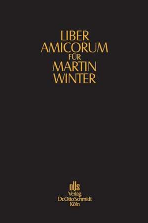 Liber amicorum für Martin Winter de Michael Hoffmann-Becking