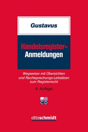 Handelsregister-Anmeldungen de Eckhart Gustavus