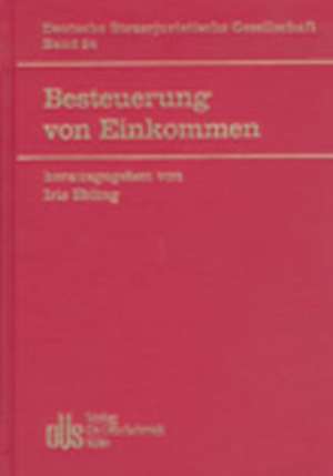 Besteuerung von Einkommen de Iris Ebling