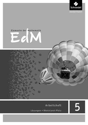 Elemente der Mathematik. Lösungen zum Arbeitsheft. Sekundarstufe 1. Rheinland-Pfalz