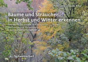 Bäume und Sträucher in Herbst und Winter erkennen de Peter Leins