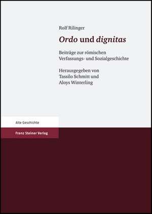 Ordo und dignitas de Rolf Rilinger