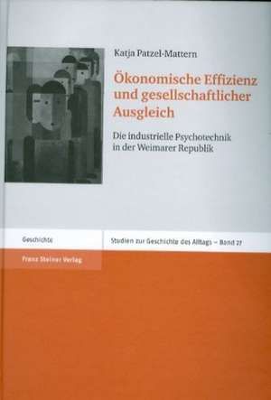 Ökonomische Effizienz und gesellschaftlicher Ausgleich de Katja Patzel-Mattern