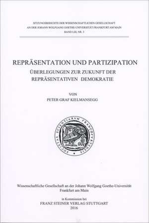 Repräsentation und Partizipation de Peter Graf Kielmansegg