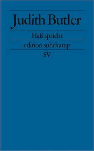 Haß spricht de Judith Butler