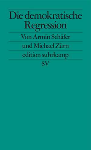 Die demokratische Regression de Armin Schäfer