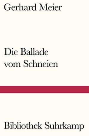 Die Ballade vom Schneien de Gerhard Meier