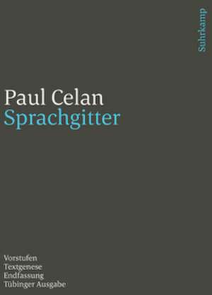 Werke. Tübinger Ausgabe de Paul Celan