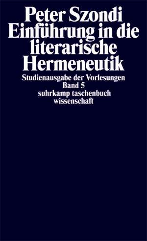 Einführung in die literarische Hermeneutik de Jean Bollack