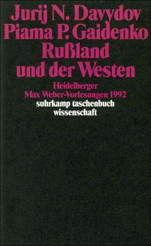 Rußland und der Westen de Jurij N. Davydov