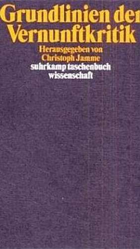 Grundlinien der Vernunftkritik de Christoph Jamme