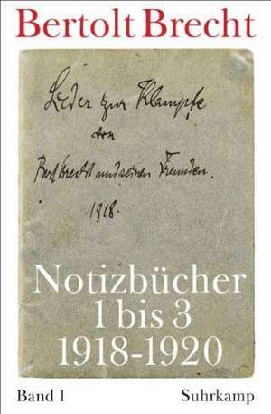 Notizbücher de Bertolt Brecht