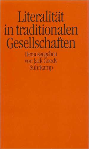 Literalität in traditionalen Gesellschaften de Friedhelm Herborth