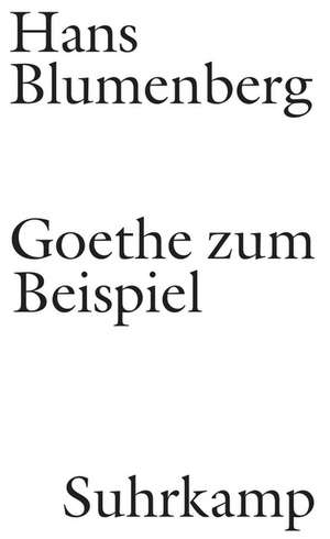 Goethe zum Beispiel de Hans Blumenberg