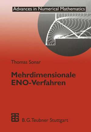 Mehrdimensionale ENO-Verfahren: Zur Konstruktion nichtoszillatorischer Methoden für hyberbolische Erhaltungsgleichungen de Thomas Sonar