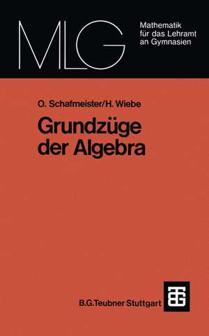 Grundzüge der Algebra de Otto Schafmeister