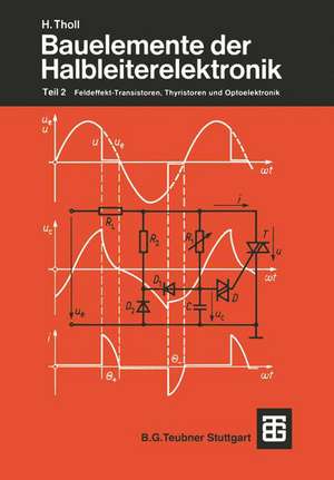 Bauelemente der Halbleiterelektronik: Teil 2 Feldeffekt-Transistoren, Thyristoren und Optoelektronik de Herbert Tholl