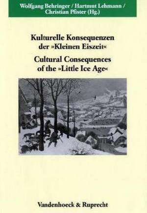 Kulturelle Konsequenzen Der 'Kleinen Eiszeit' / Cultural Consequences of the 'Little Ice Age': Reformierte Rituale in Der Gemischtkonfessionellen Kleinstadt Bischofszell Im 17. Jahrhundert de Wolfgang Behringer