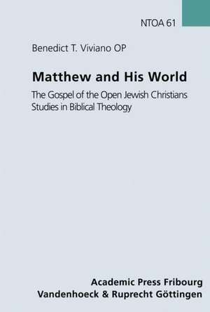 Matthew and His World de Benedict Viviano