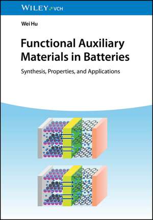Functional Auxiliary Materials in Batteries de Wei Hu